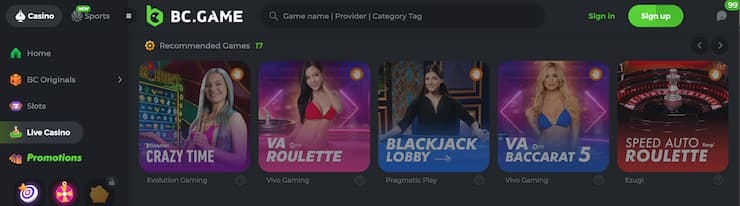Discover the Thrills of Online Crypto Casino BC.Game 4